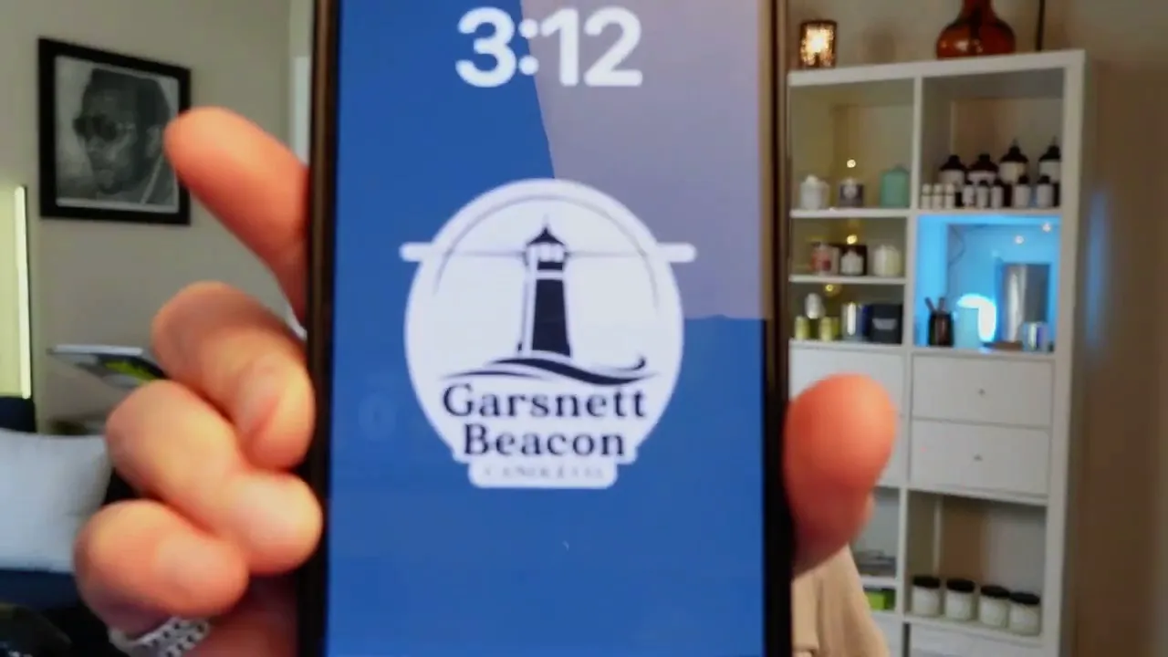 Phone lock screen displaying candle brand to spark conversations