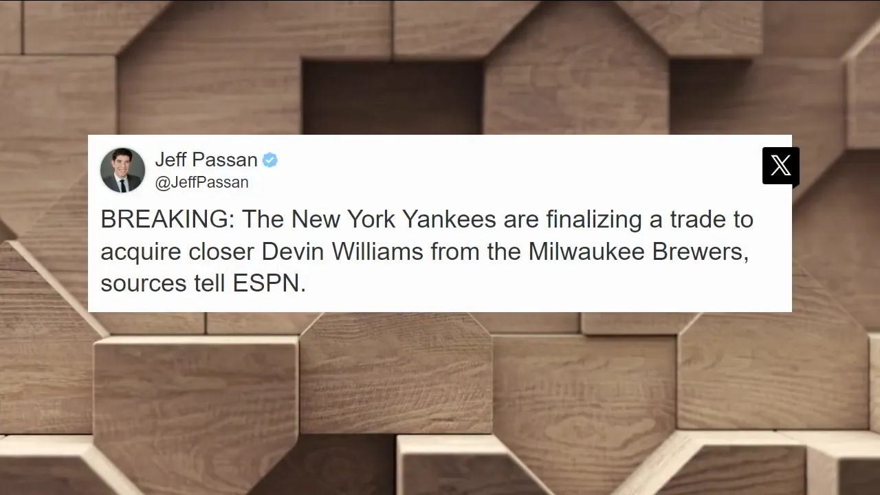 Breaking news about Devin Williams trade