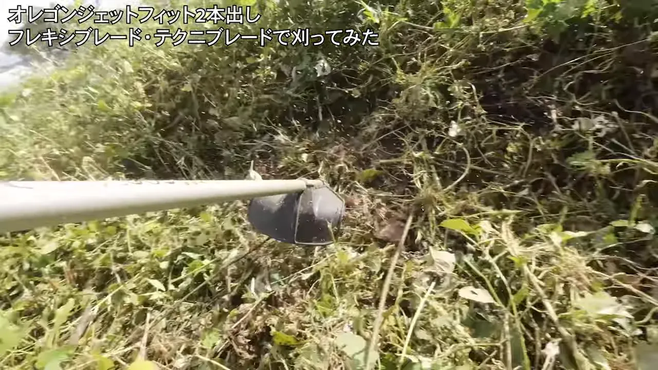 フレキシブレード（2.65mm・4mm）とテクニブレード7mmでの比較刈り