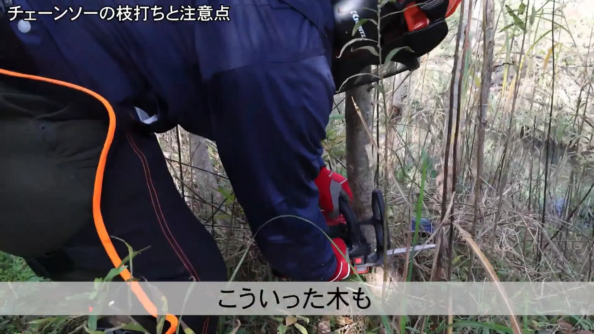 チェーンソーの正しい始動方法