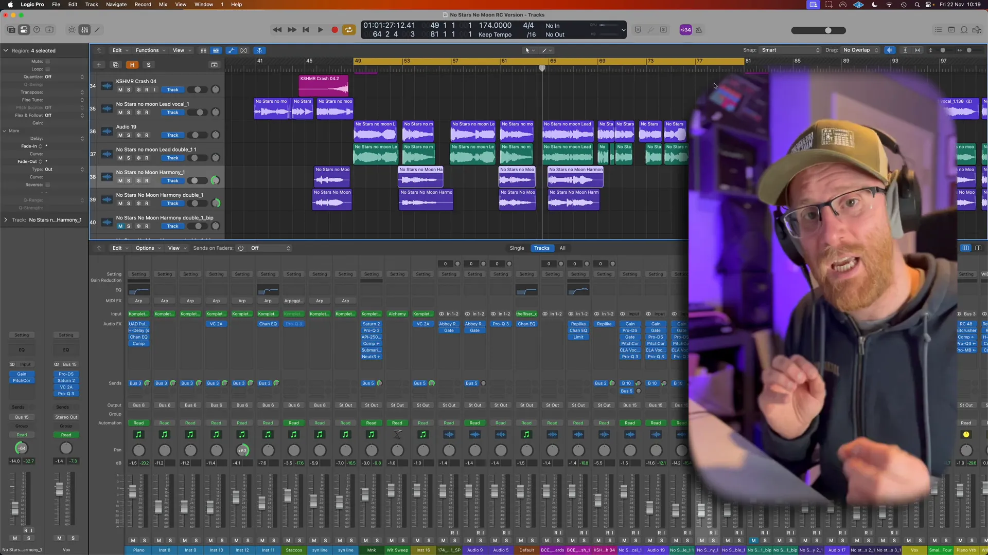 Using pitch correction on kick drums