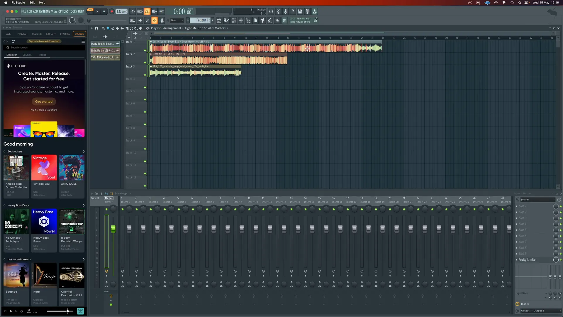 FL Studio interface displaying stem extraction options