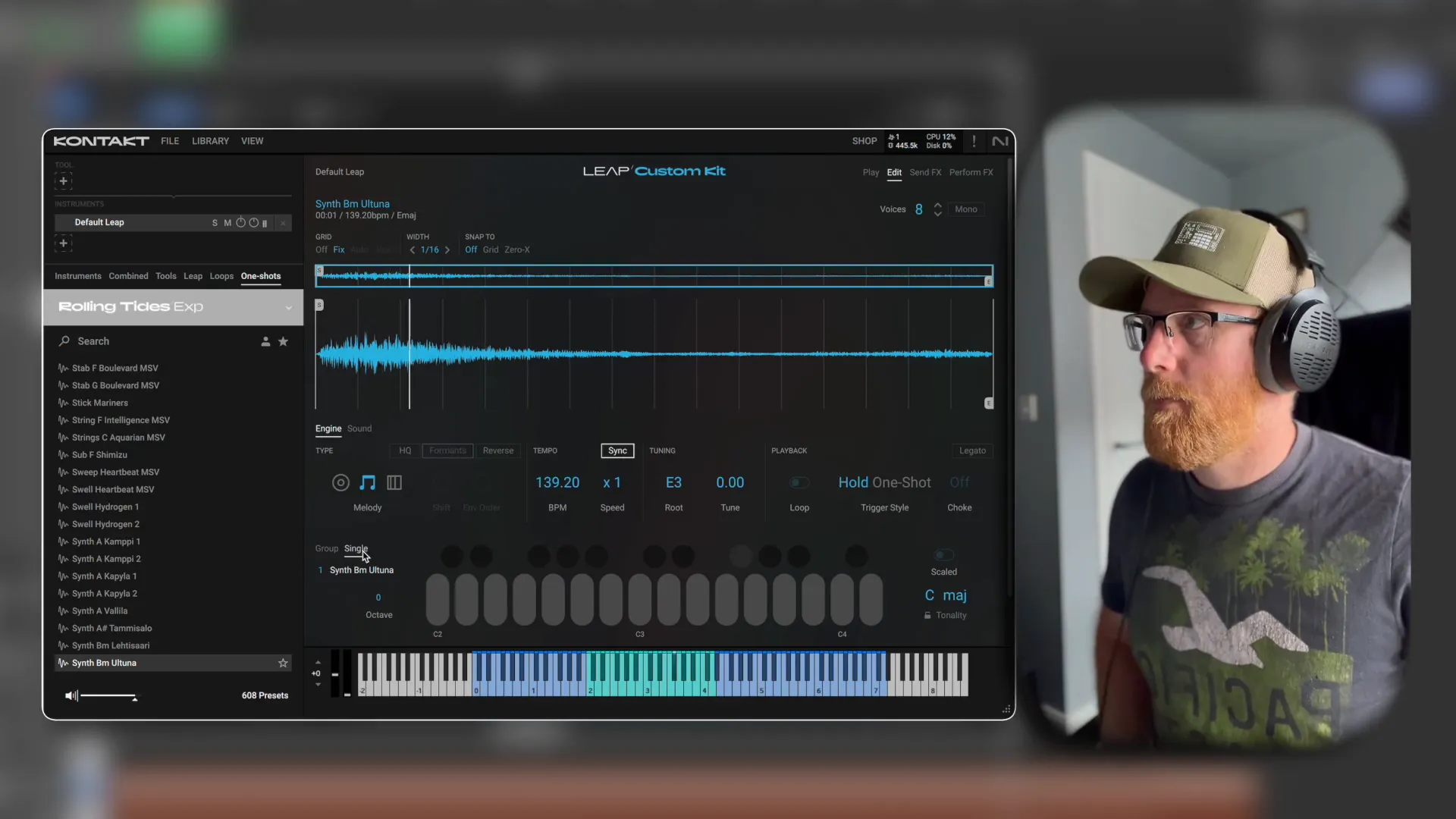 Sample start and end time controls