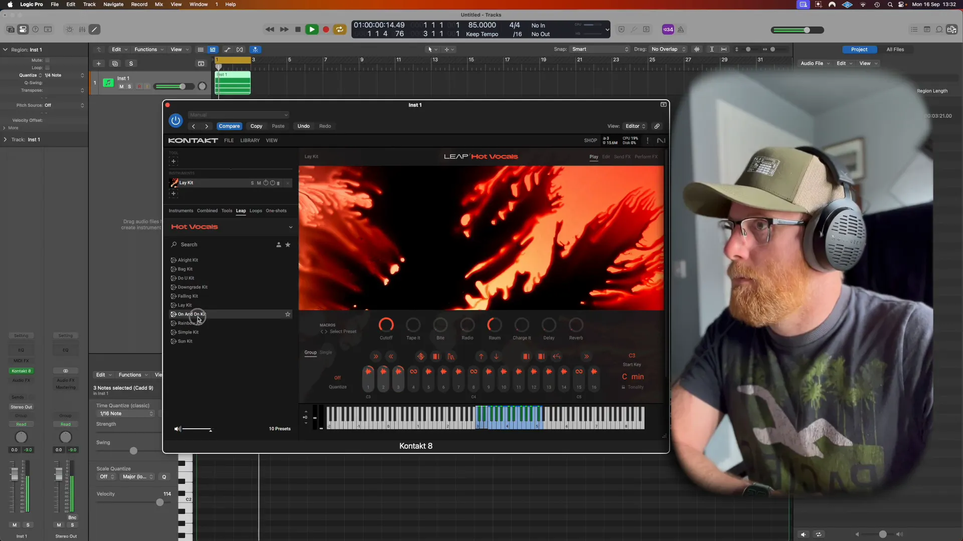 Using one shots to enhance a loop