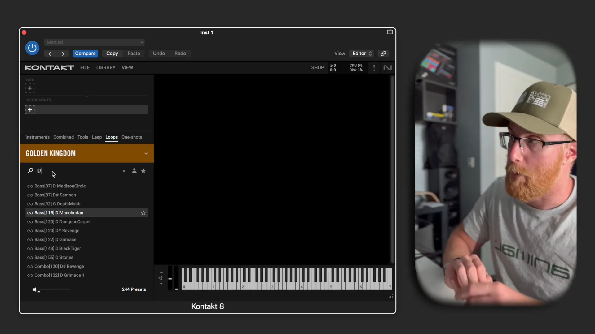 Updated sampler in Kontakt 8