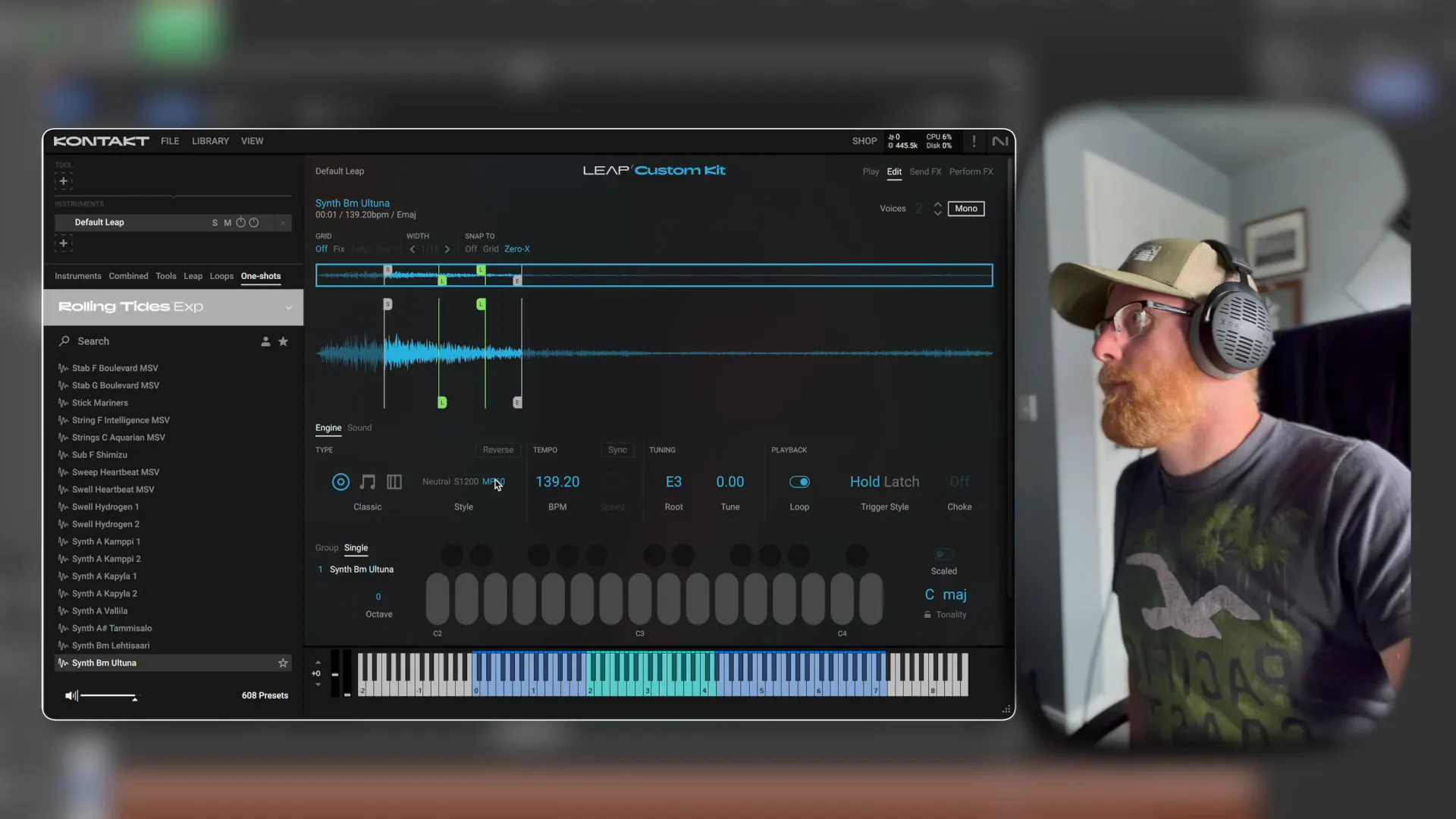 Exploring the Leaps feature in Kontakt 8