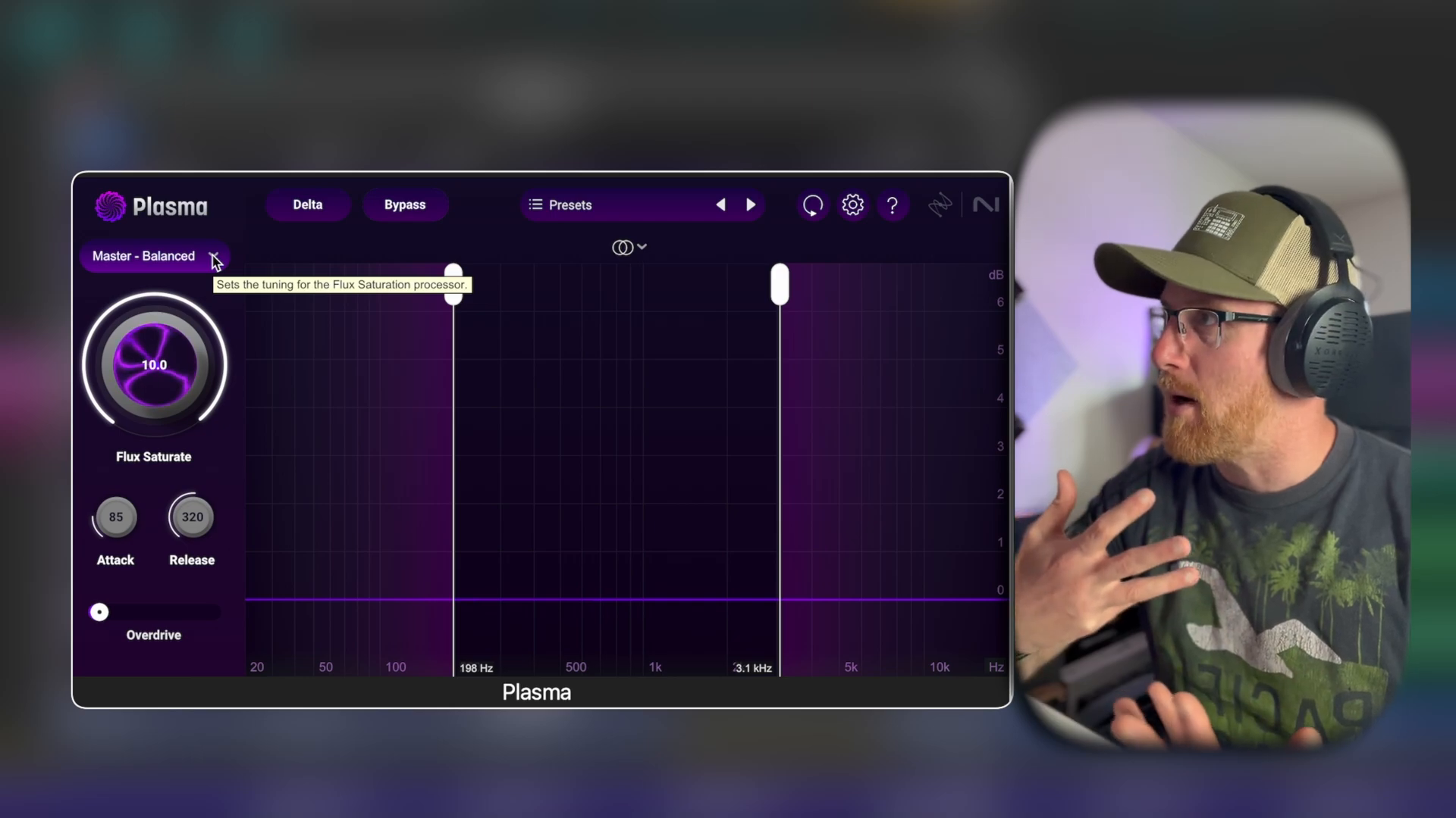 UI Overview of iZotope Plasma