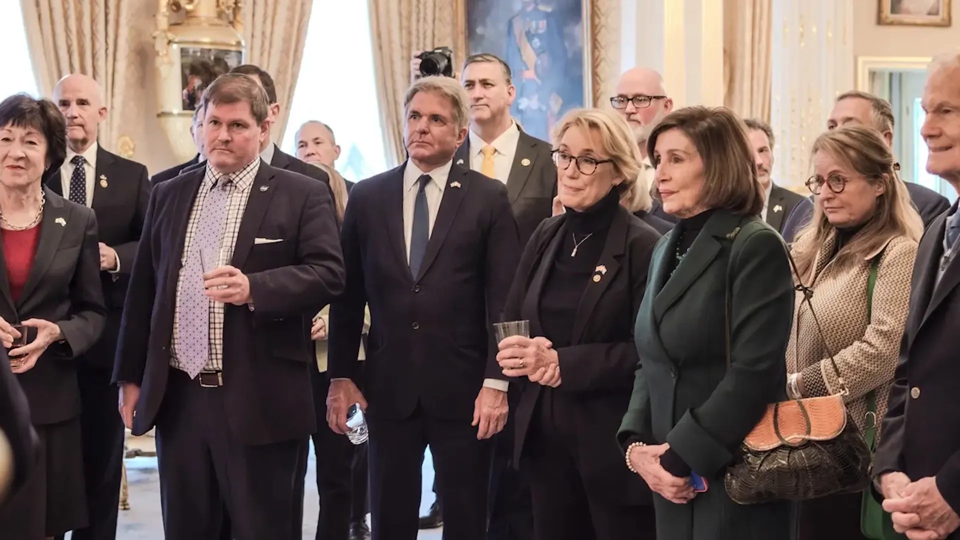 Pelosi at the Grand Ducal Palace