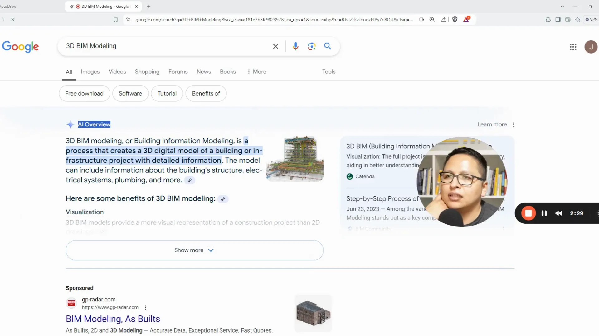 Análisis de palabras clave usando AI overview