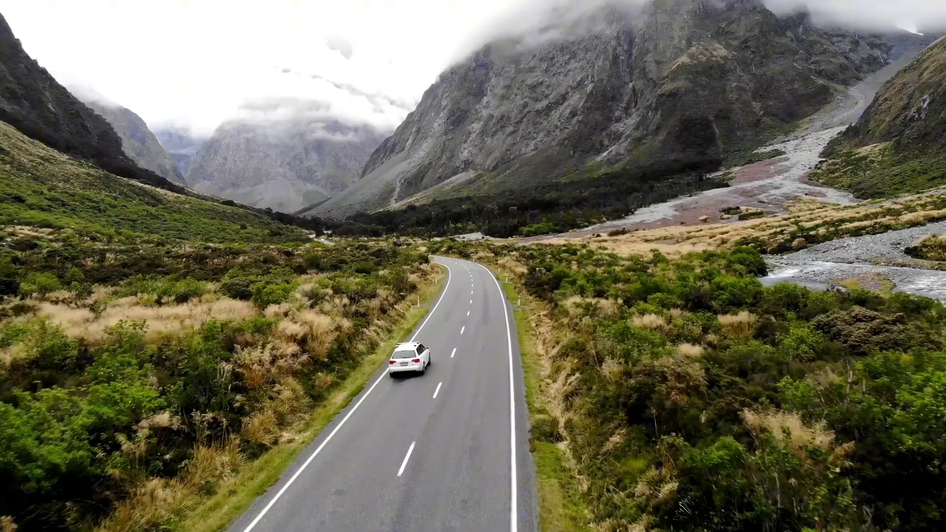 View of Te Anau, the gateway to Fiordland National Park