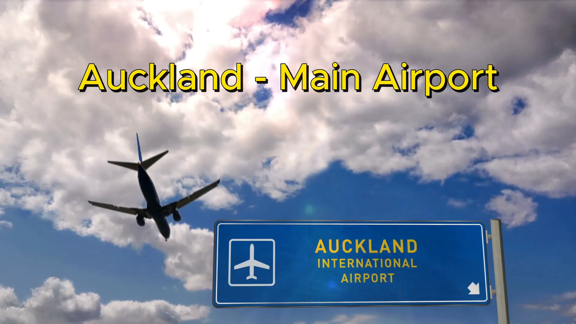 Auckland Airport entrance - best flights to new zealand