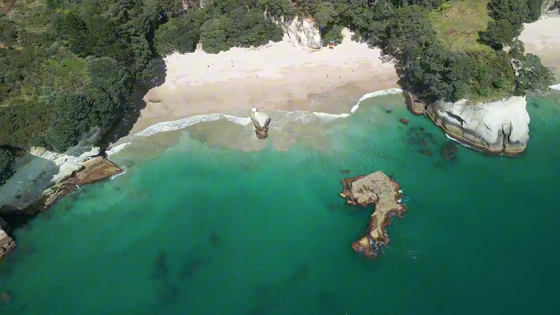 Sunset at Coromandel Peninsula beach