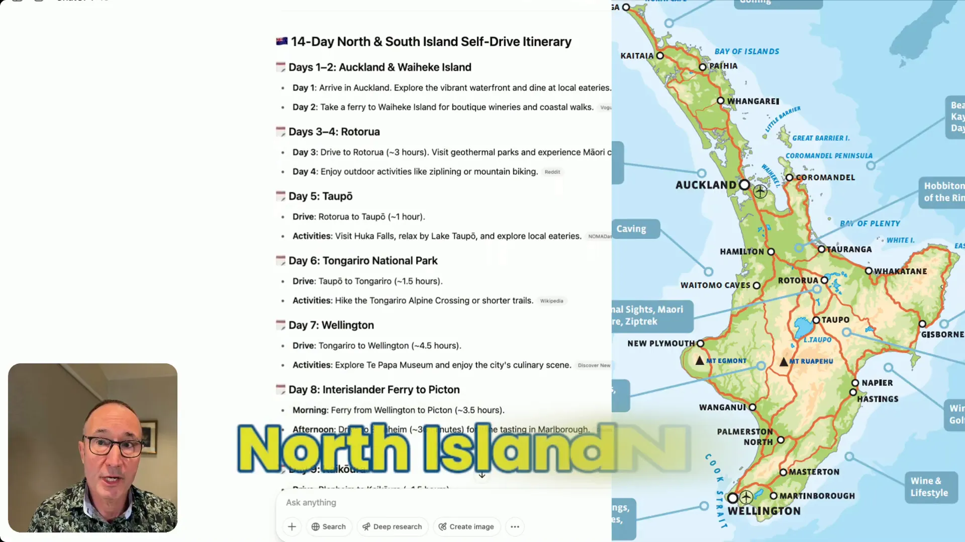 JetGPT initial itinerary result