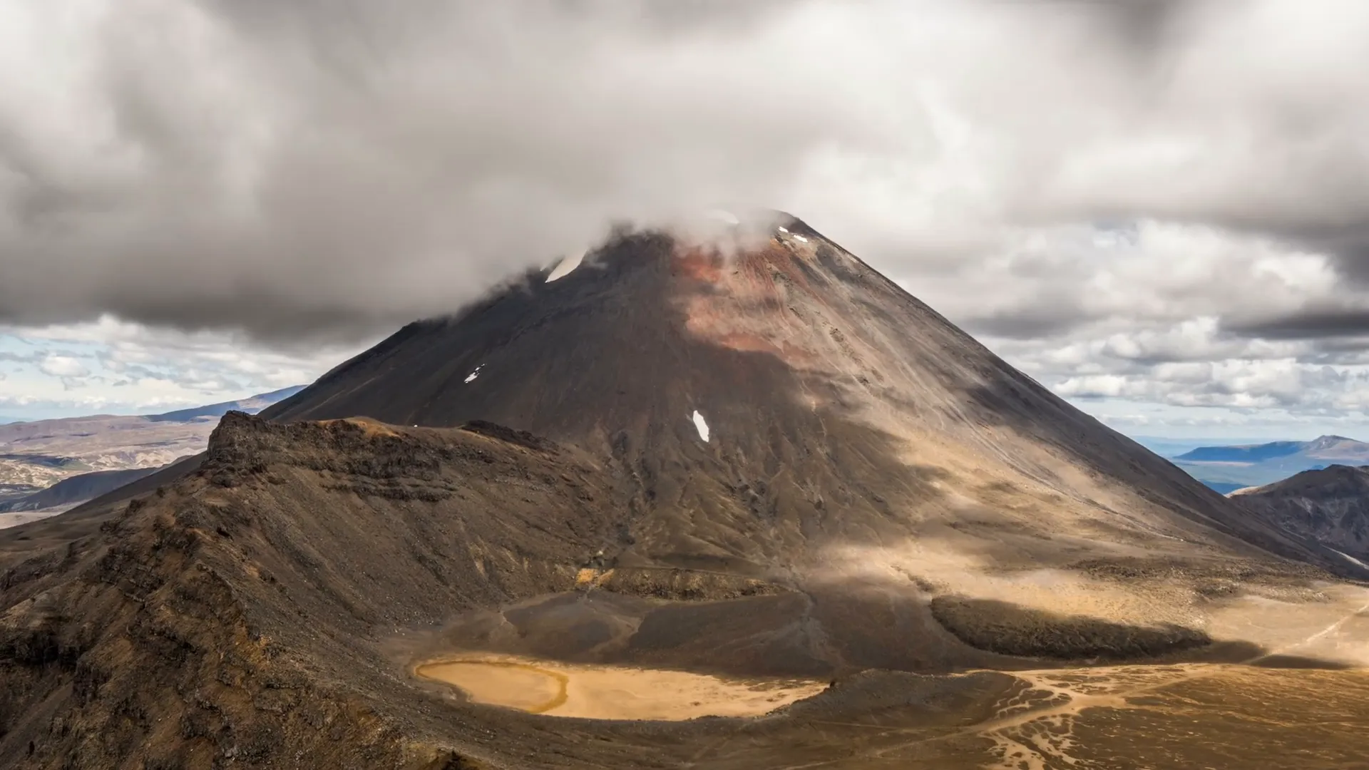 Volcanic landscapes in Southern Tongariro National Park