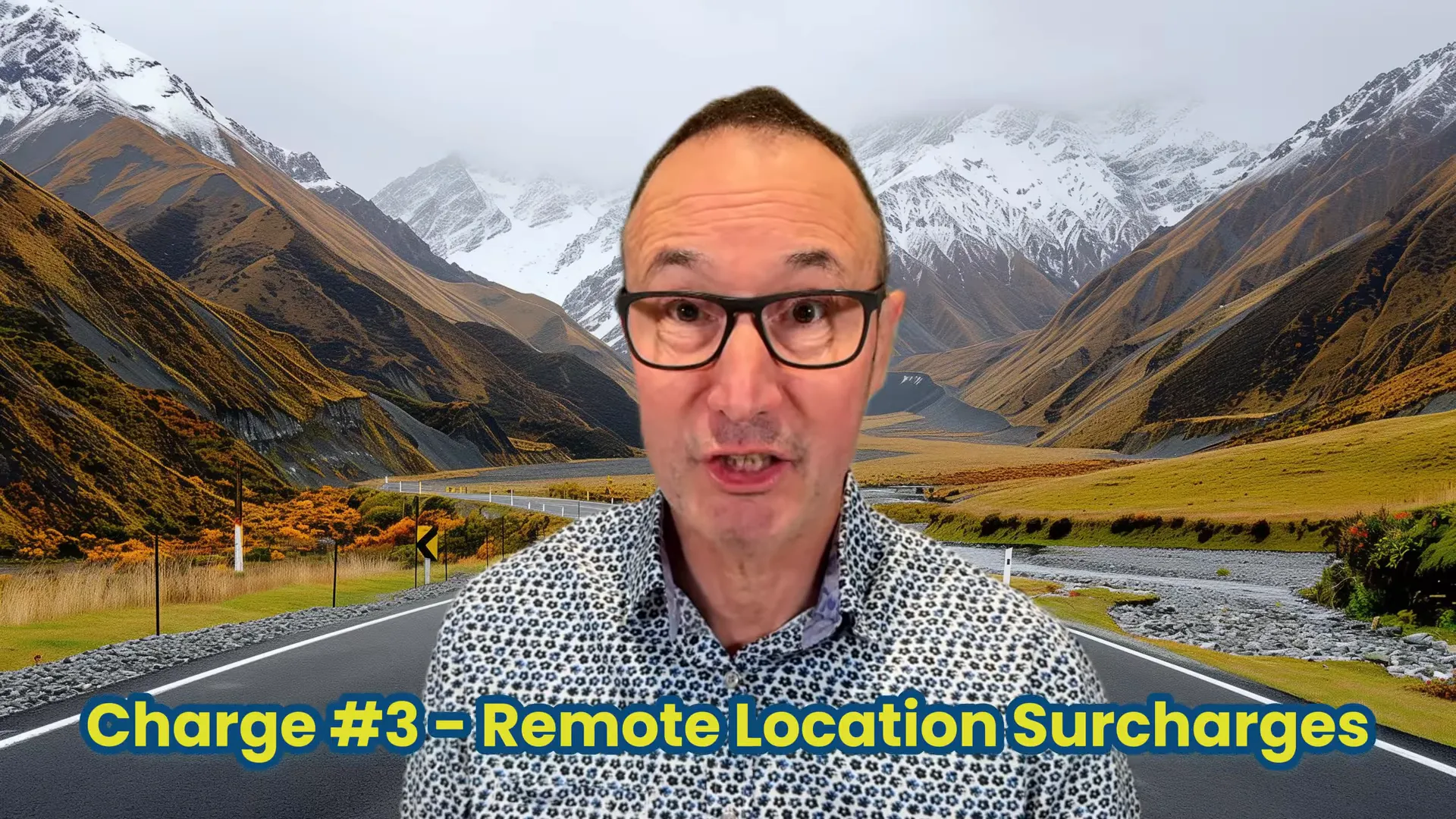 Small regional airport exterior where remote surcharge applies