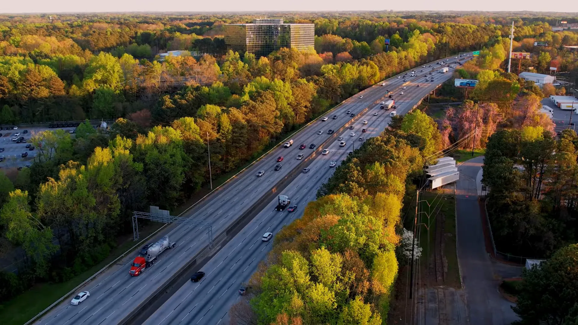 Calm off-season coastal road with fewer cars