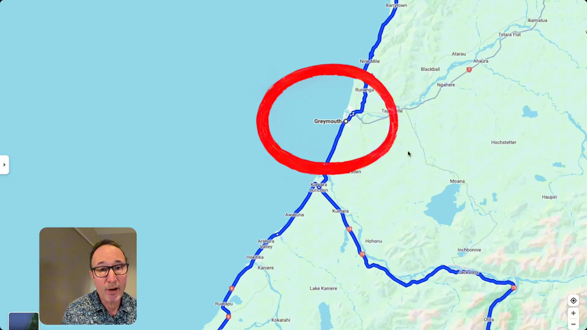 Greymouth arrival platform