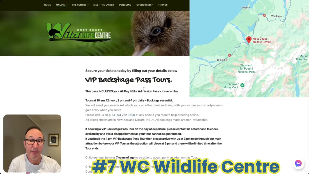 West Coast Wildlife Centre interior