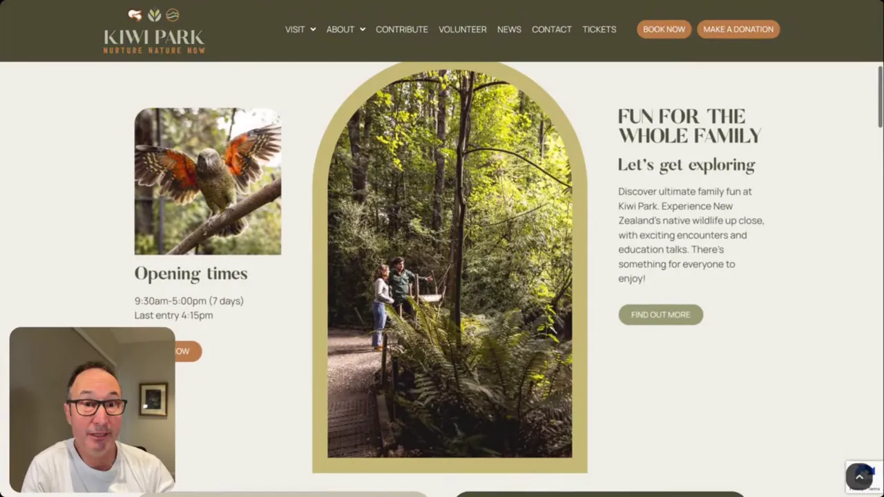 Queenstown Kiwi Park exhibit