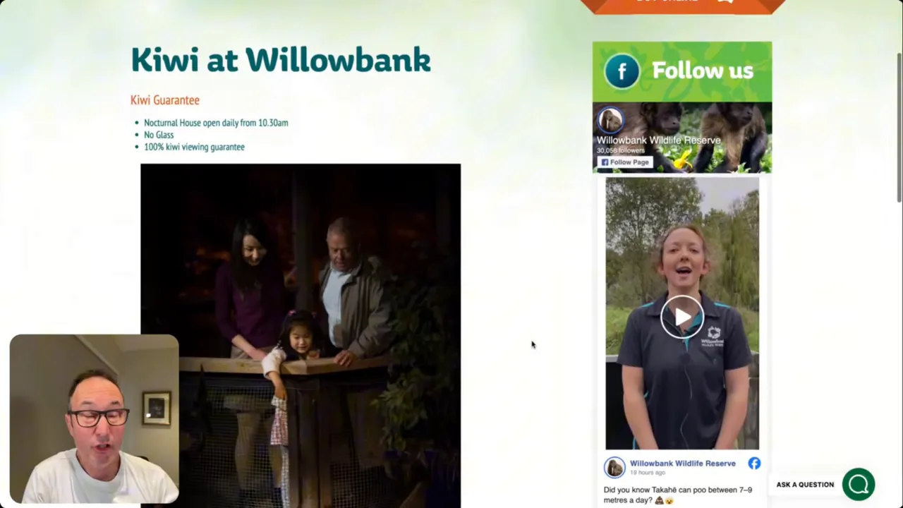 Willowbank wildlife reserve kiwi viewing area
