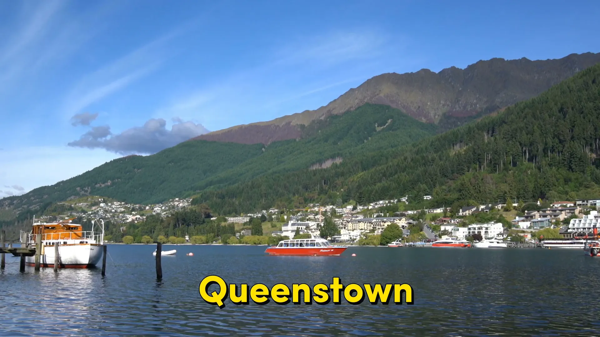 Queenstown airport arrival