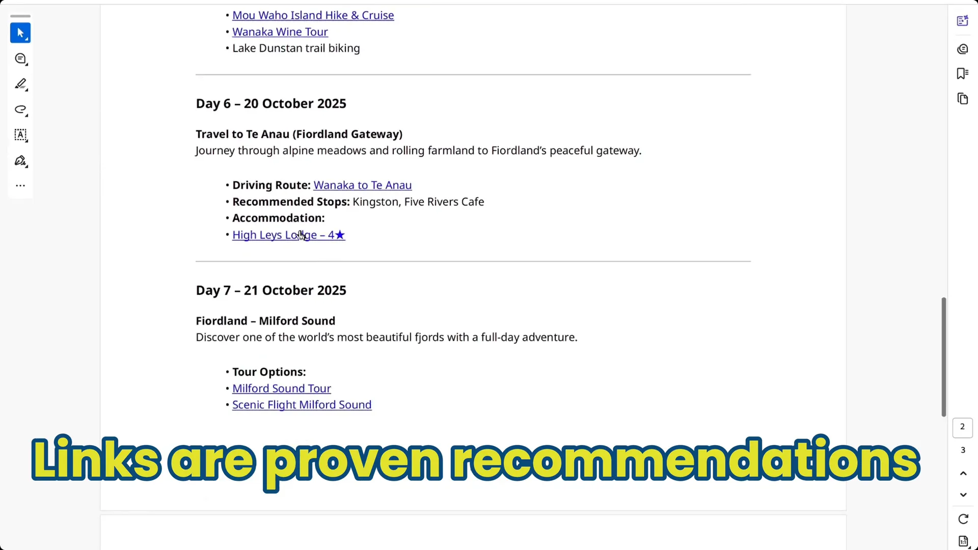 Trusted affiliate links for travel bookings