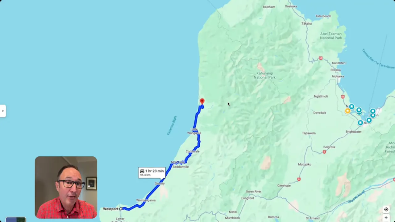 Karamea region and remote coast roads