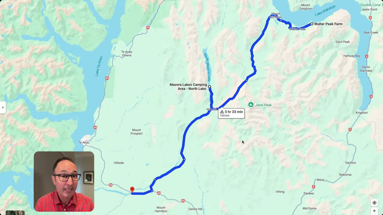 Mavora Lakes route: lake shore, tussock and solitude