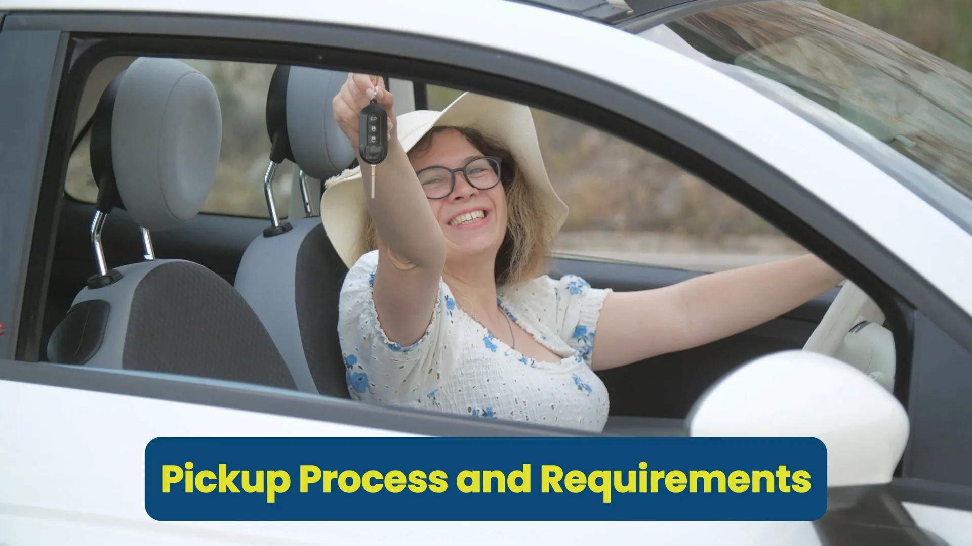 Rental car pickup process in New Zealand