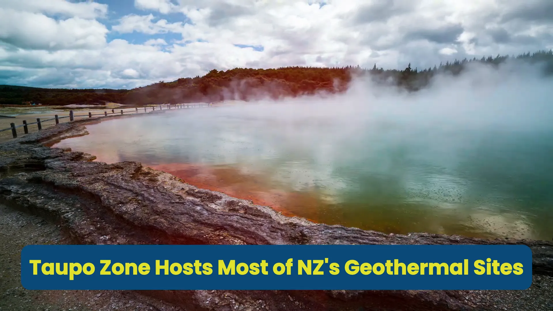 Map of New Zealand's Taupo Volcanic Zone - Discovering the Waimangu Volcanic Valley and Waiotapu Thermal Wonderland