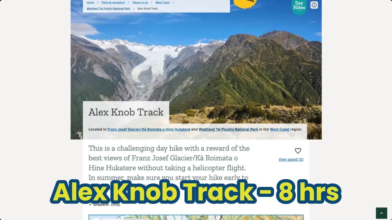 Alpine ridgeline views from a high point on Alex Knob track