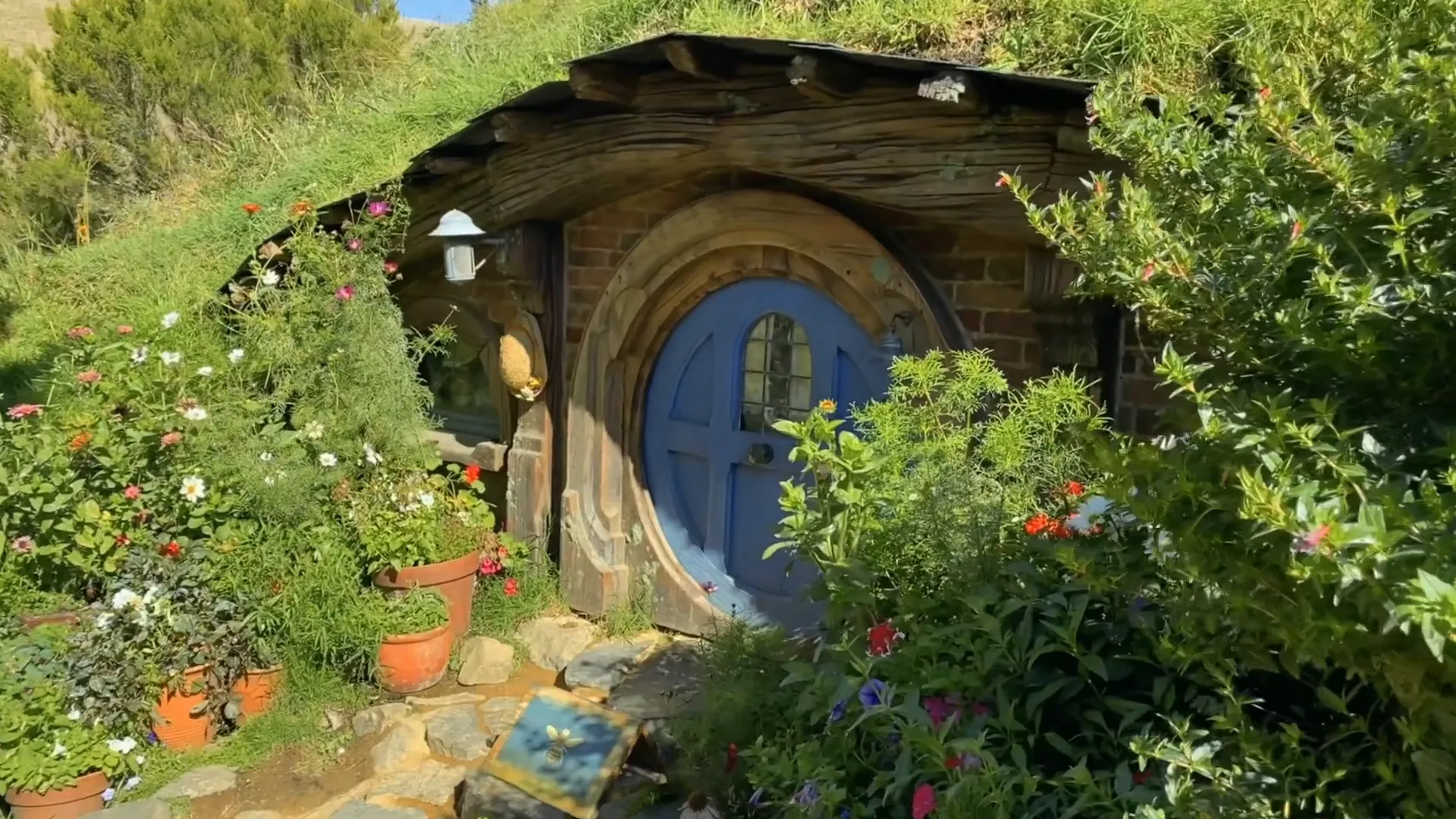 Quaint Hobbit homes in Hobbiton