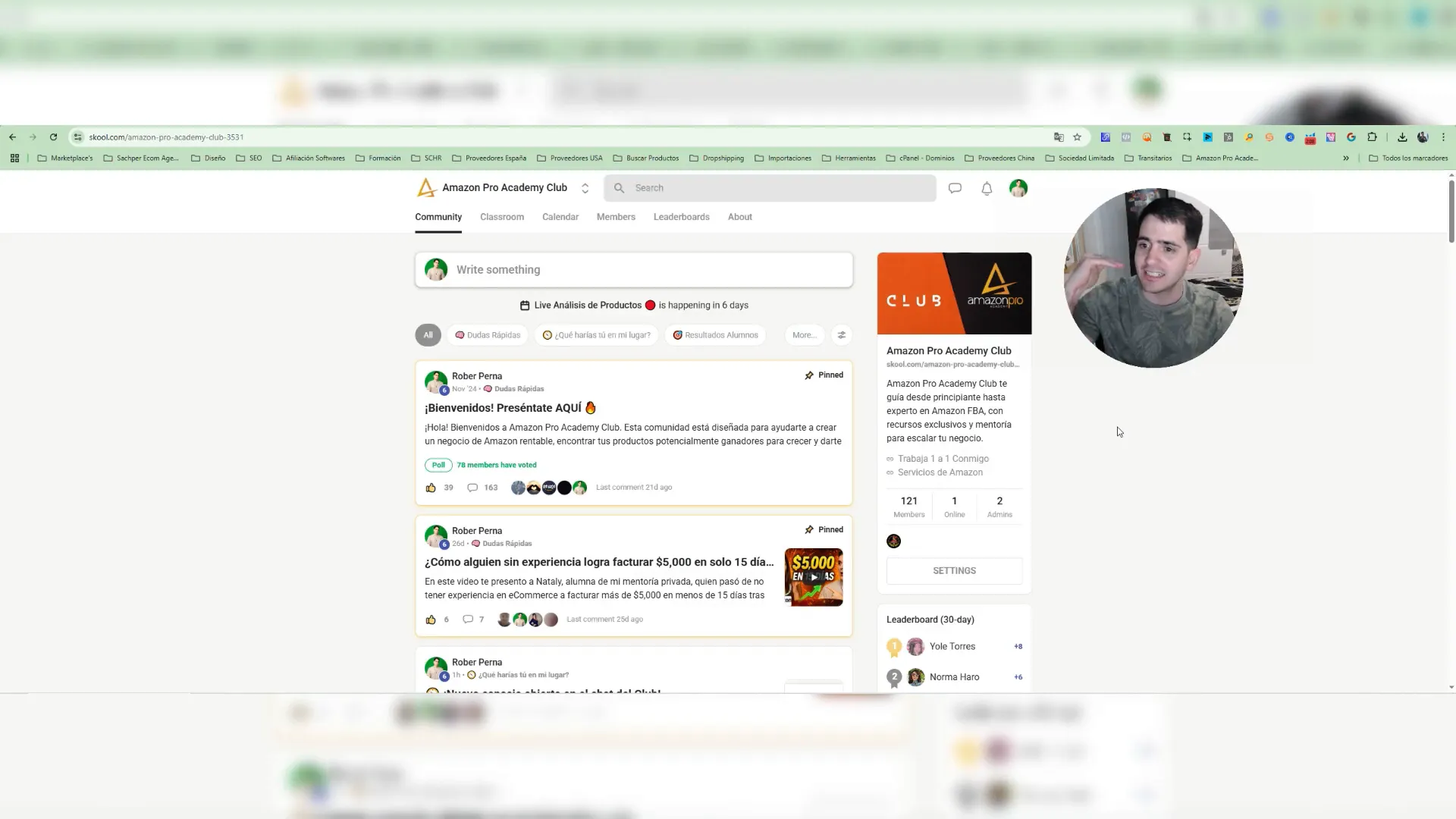 Club Amazon Pro Academy con formación y comunidad activa