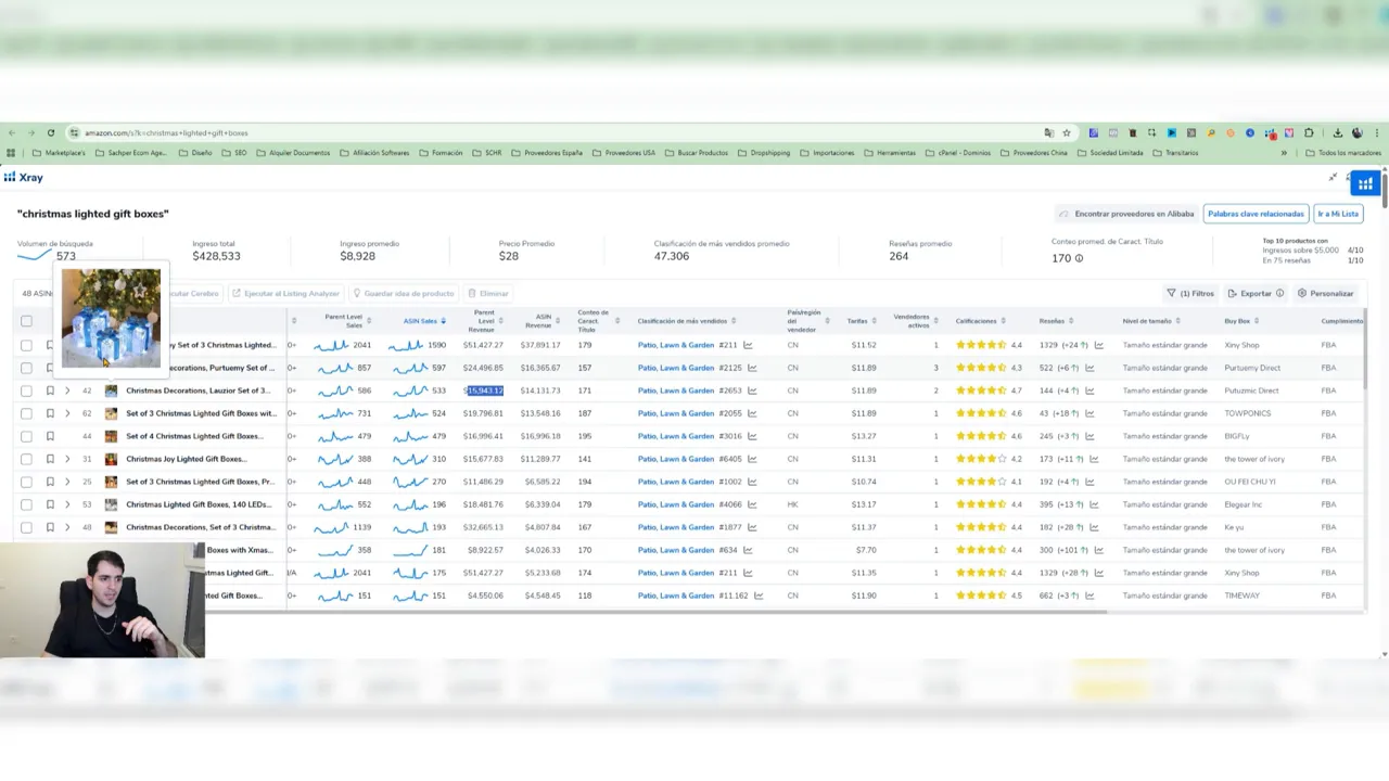 Ejemplo de diferenciación: caja azul que destaca en el feed