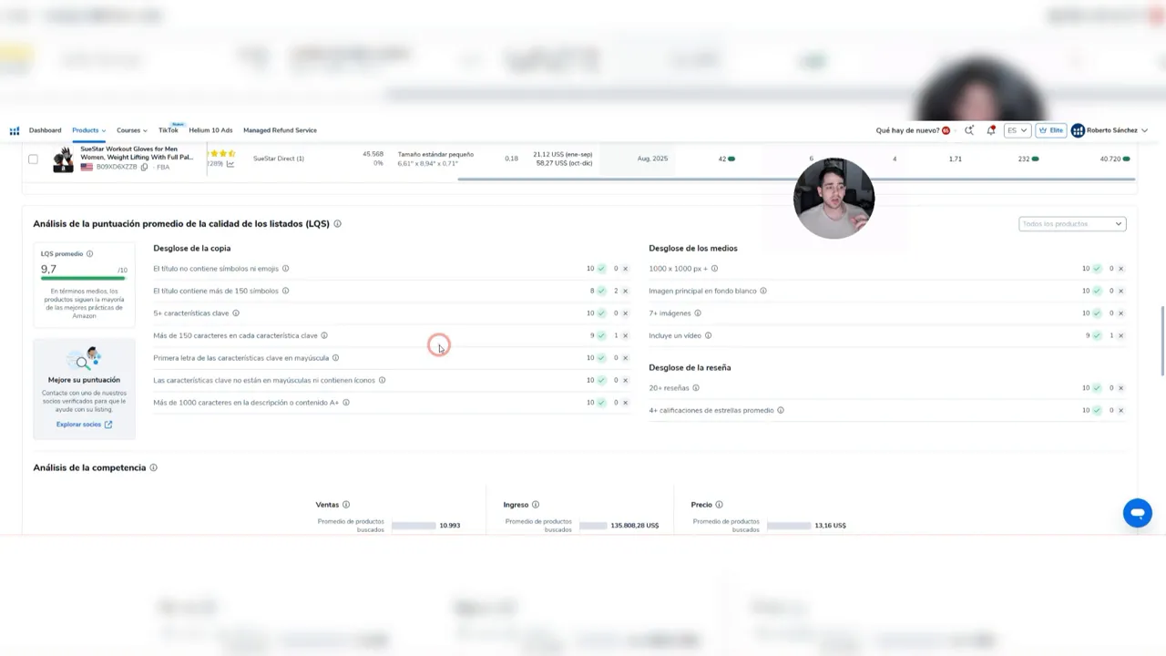 Análisis comparativo de calidad de los listings y puntos a mejorar