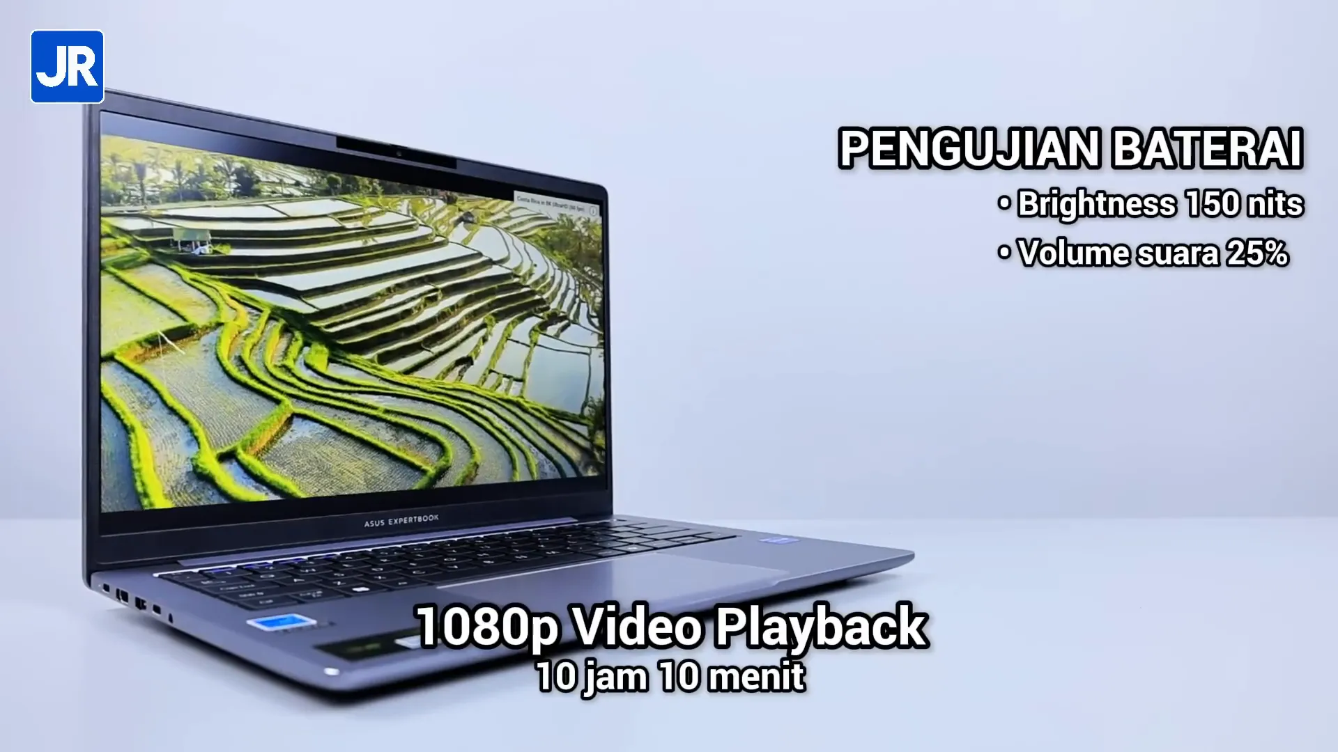 Pengujian daya tahan baterai dan kecepatan charging ASUS ExpertBook P3