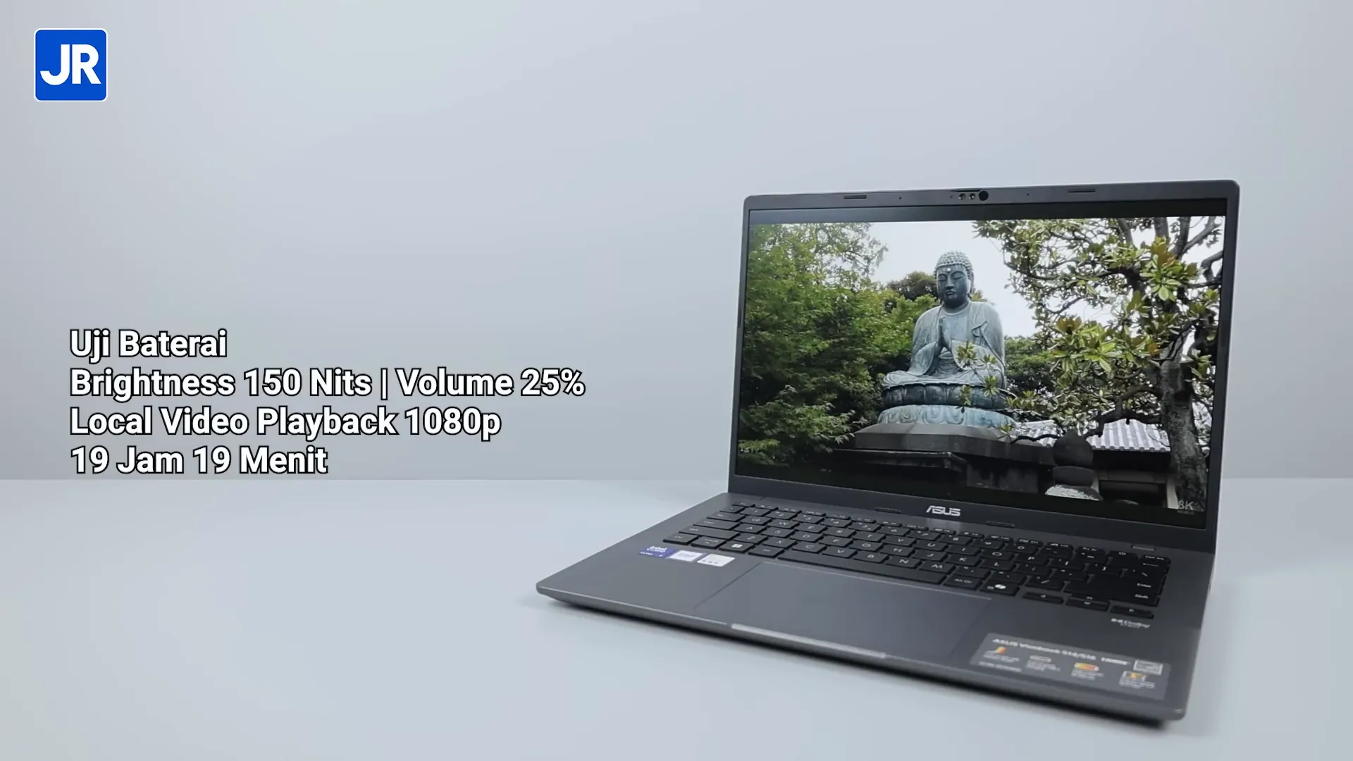 Pengujian baterai ASUS Vivobook S14 dengan hasil tahan hingga 19 jam