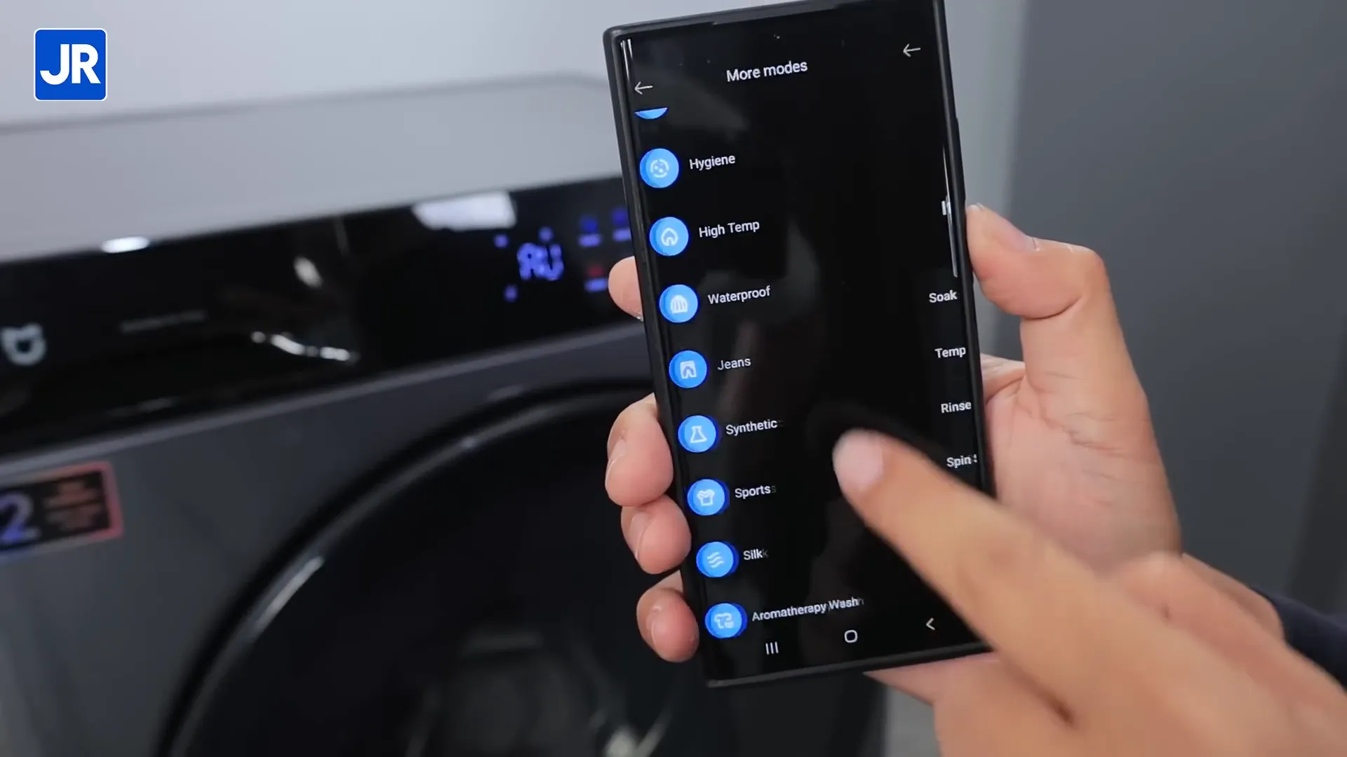 Aplikasi Xiaomi Home untuk kontrol mesin cuci dari smartphone
