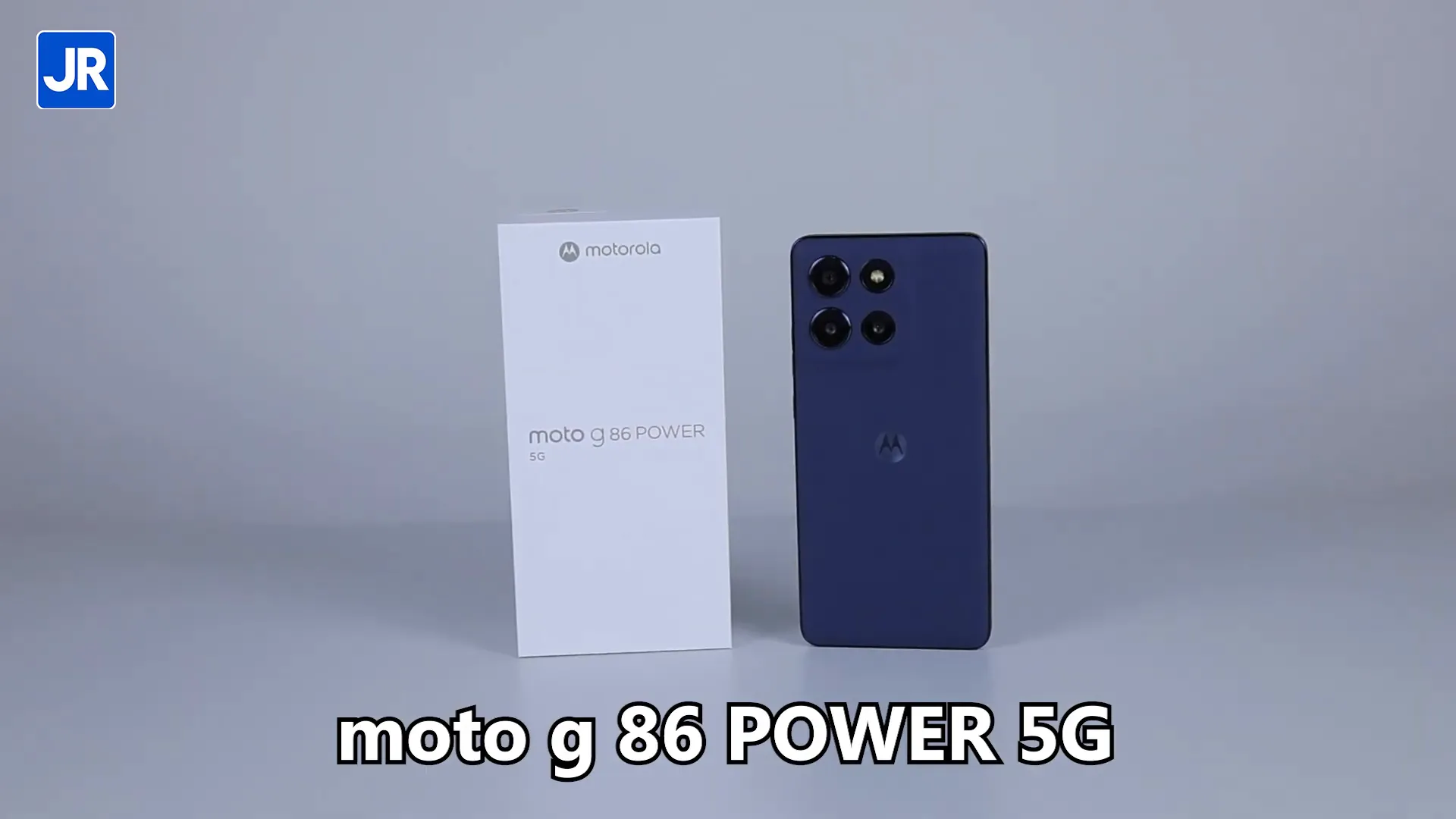 Moto G86 Power 5G tampak depan dan belakang dengan desain flat dan warna mencolok