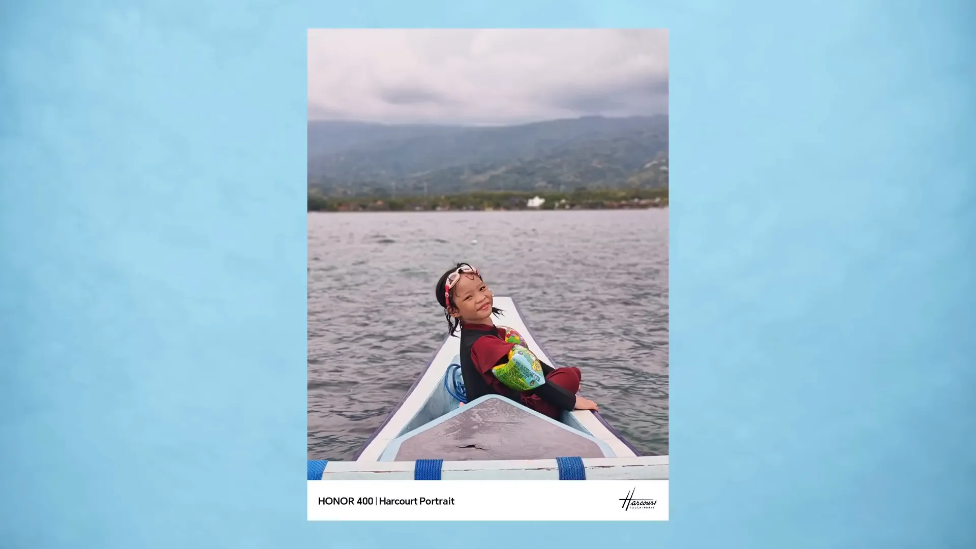 Foto portrait menggunakan Honor 400 dengan hasil separasi rapi dan warna cerah