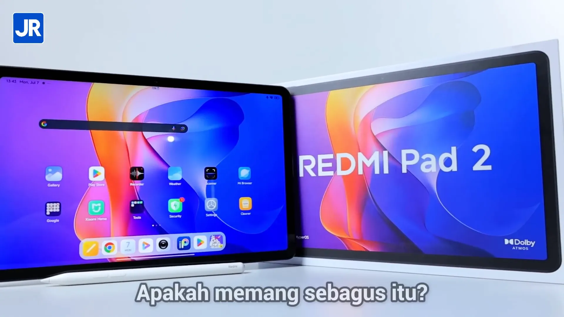 Desain Redmi Pad 2 dengan stylus dan layar 11 inci resolusi tinggi