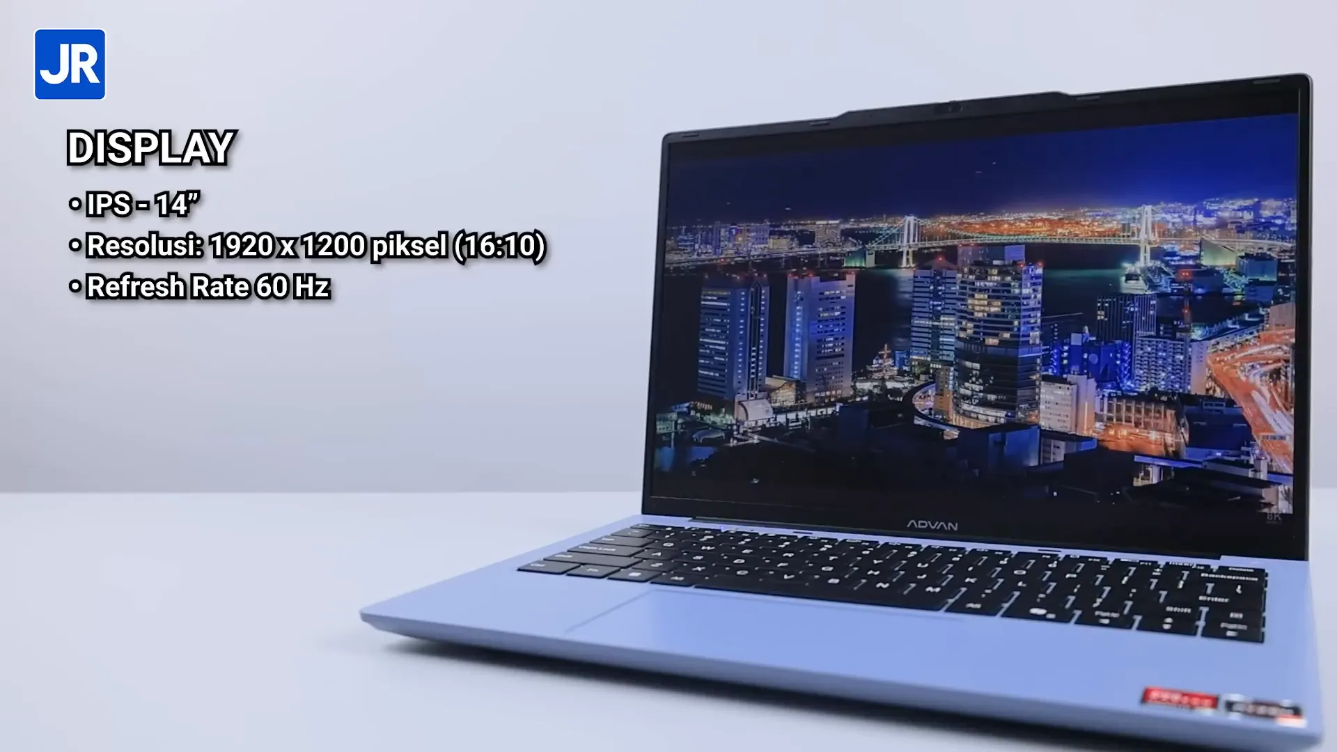 Layar IPS 14 inci ADVAN Workmate dengan antiglare