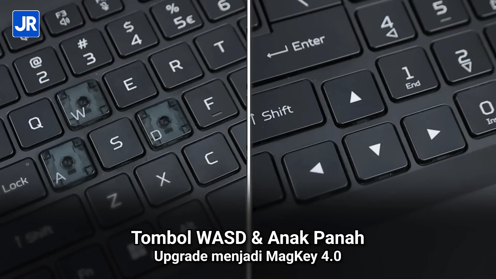 Keyboard mechanical switch Mac Key 4.0 dengan backlit RGB pada Acer Predator Helios 18 AI