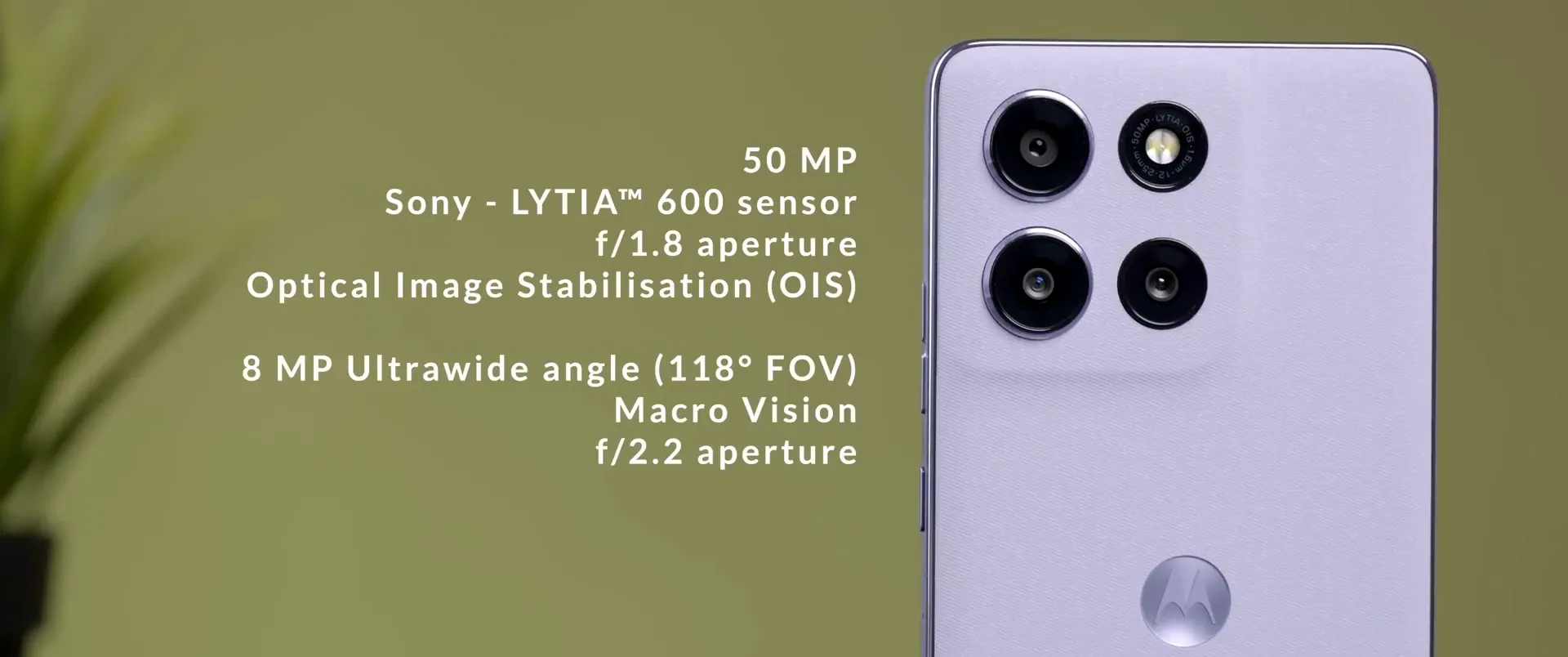 Pengaturan kamera Moto G86 Power 5G dengan sensor Sony 50MP