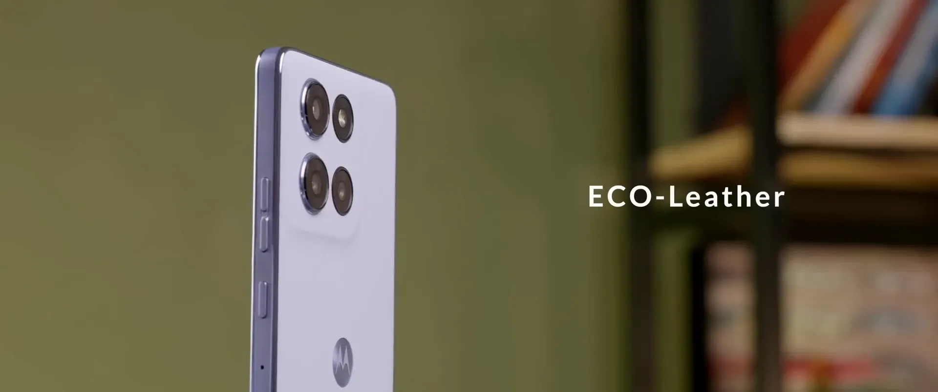 Desain Eco Leather dan warna unik Moto G86 Power 5G