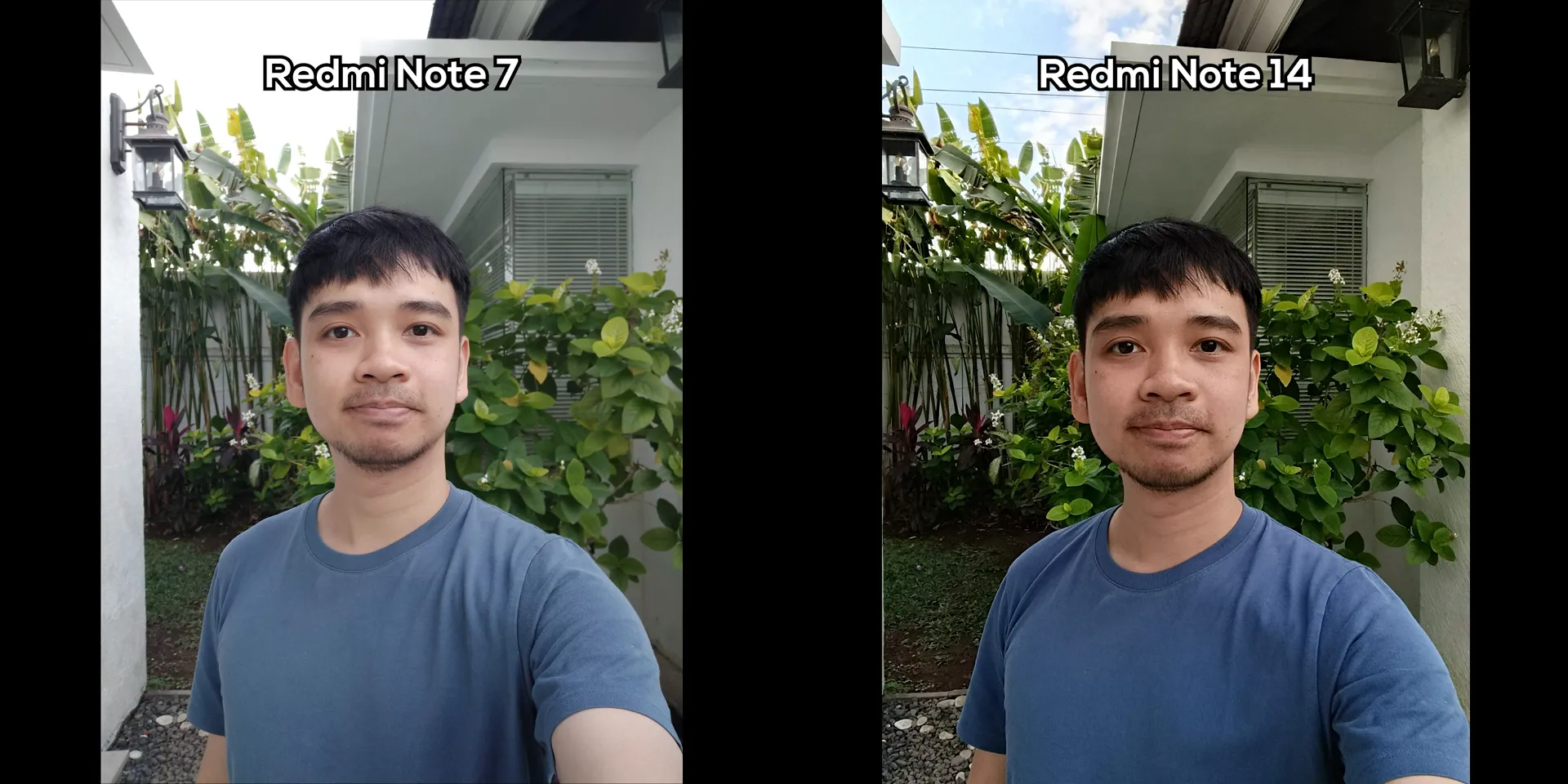 Perbandingan hasil kamera depan dan belakang Redmi Note 7 dan Redmi Note 14