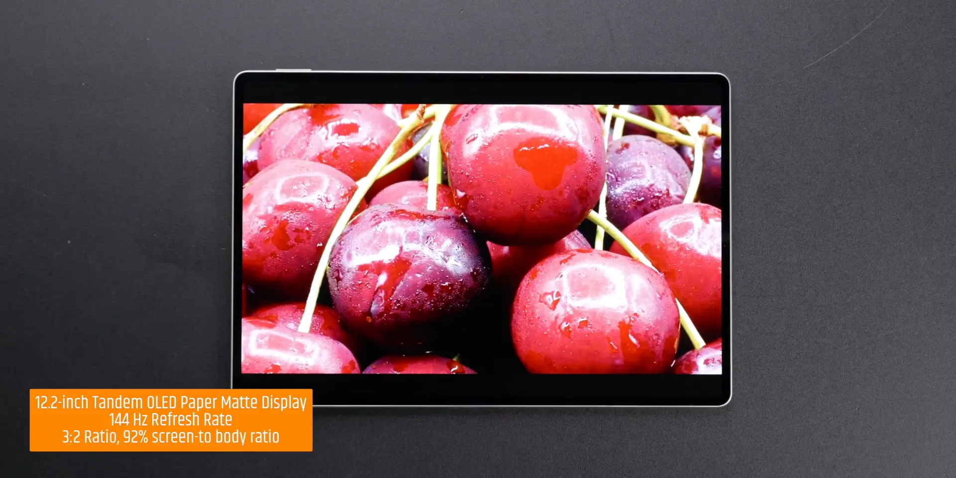 Layar AMOLED 12.2 inch dengan Paper Matte Display