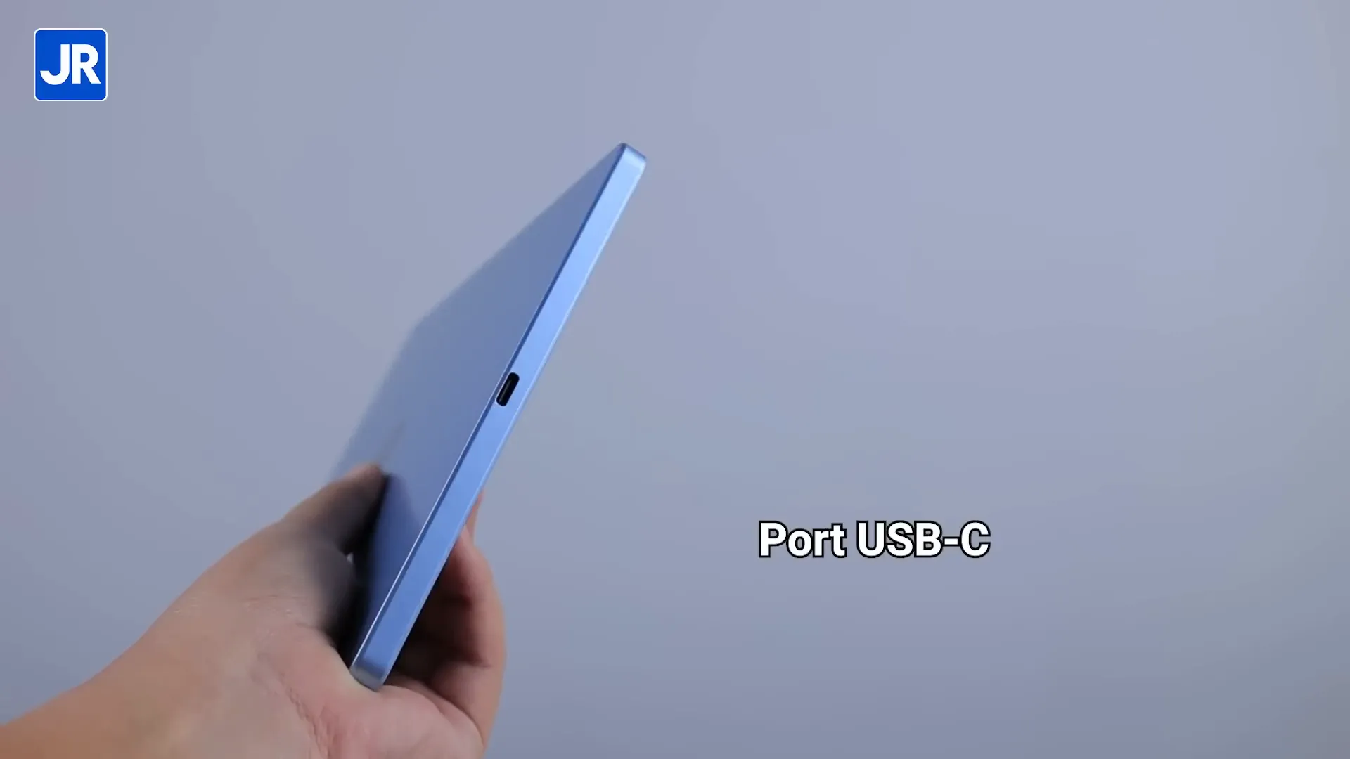 Tombol power, volume, speaker, dan port USB-C di Itel Vista Tab 11