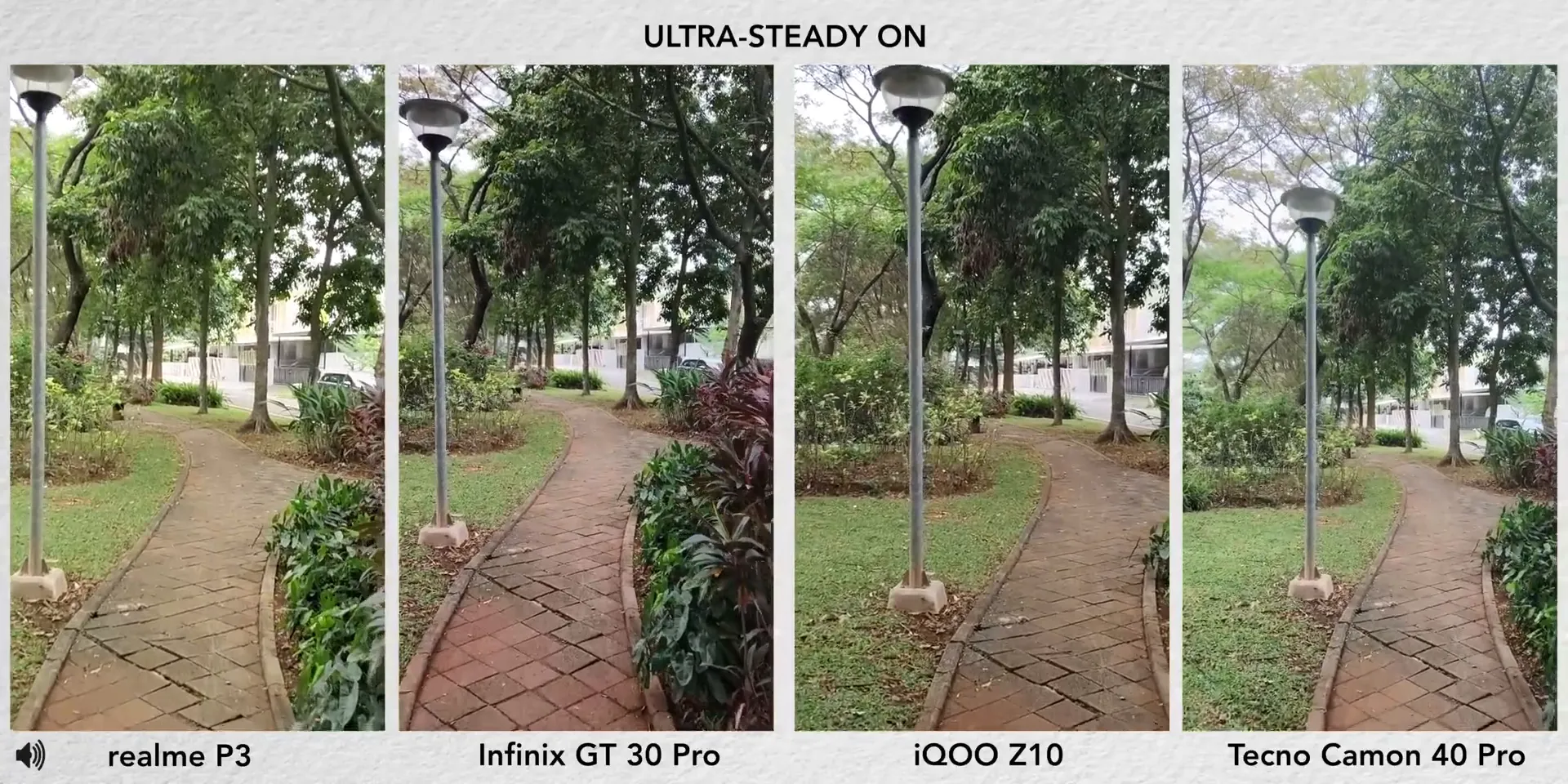 Perbandingan fitur Ultra Steady di video 4K smartphone midrange