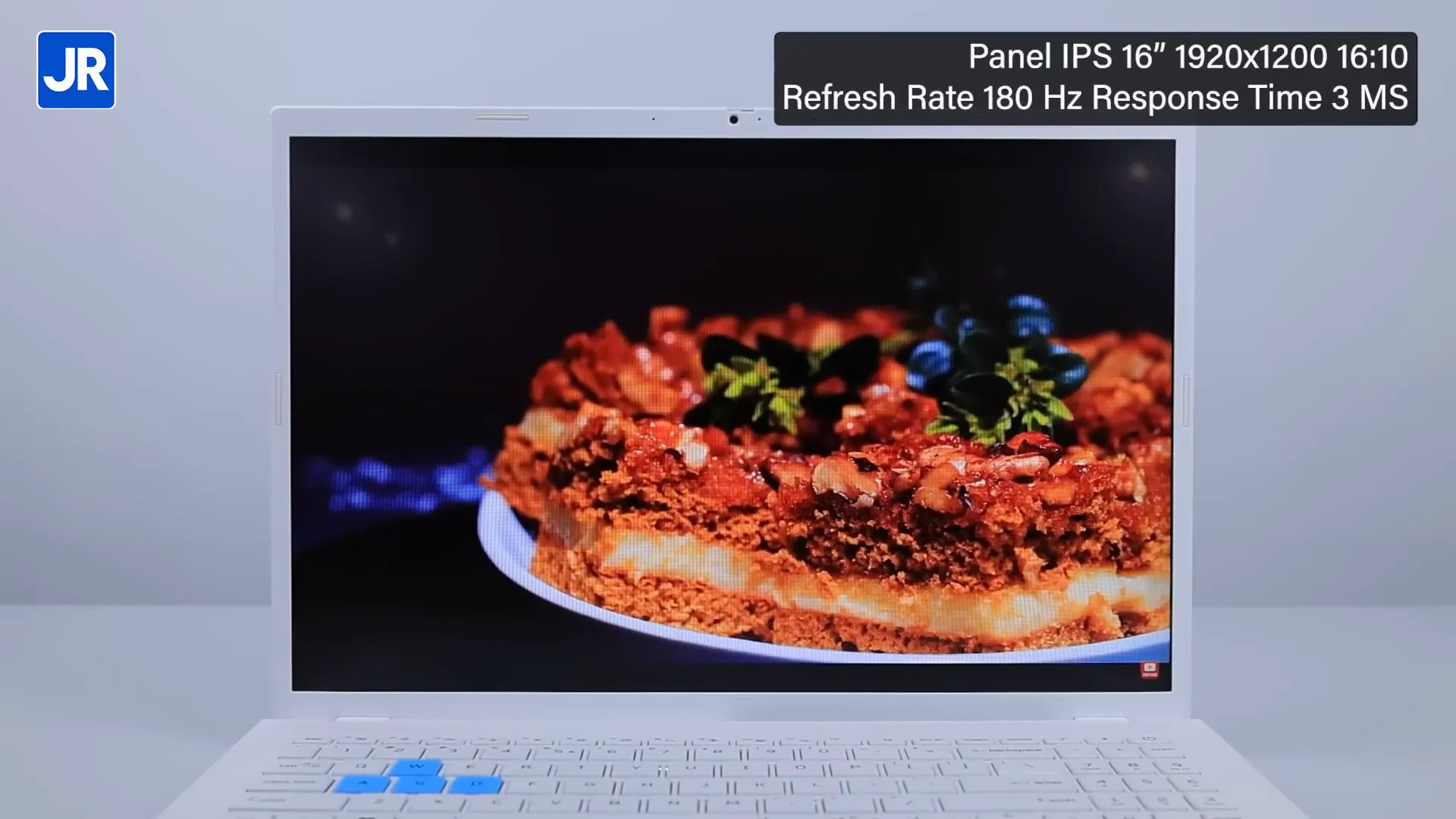 Layar Acer Nitro Lite 16 dengan refresh rate 180 Hz dan color gamut 100% sRGB